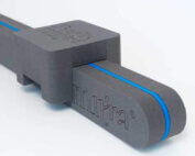 BackMitra Grey-Blue + Pillow Grey