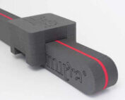 BackMitra Grey-Red + Pillow Grey