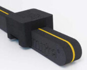 BackMitra Black-Yellow + Pillow Black